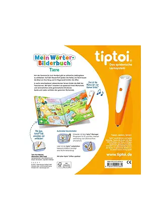 RAVENSBURGER | TIPTOI Mein Wörter-Bilderbuch - Tiere | 